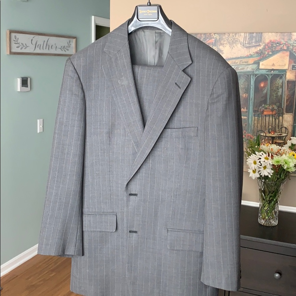 Hickey Freeman 42R with pants taken in slightly 36